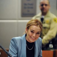 Lindsay Lohan declarando en la corte de Los Ángeles