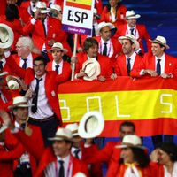 La delegación española desfilando en la apertura de los Juegos Paralímpicos de Londres 2012