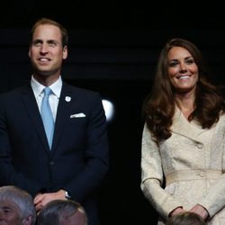 Los Duques de Cambridge en la apertura de los Juegos Paralímpicos de Londres 2012