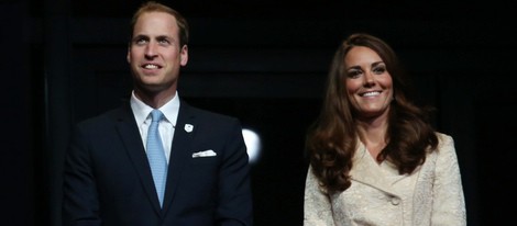 Los Duques de Cambridge en la apertura de los Juegos Paralímpicos de Londres 2012