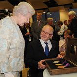 La Reina Isabel con Sir Philip Craven en la apertura de los Paralímpicos de Londres 2012