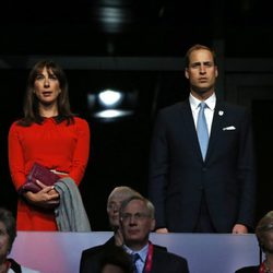 David y Samantha Cameron y los Duques de Cambridge en la apertura de los Paralímpicos de Londres 2012