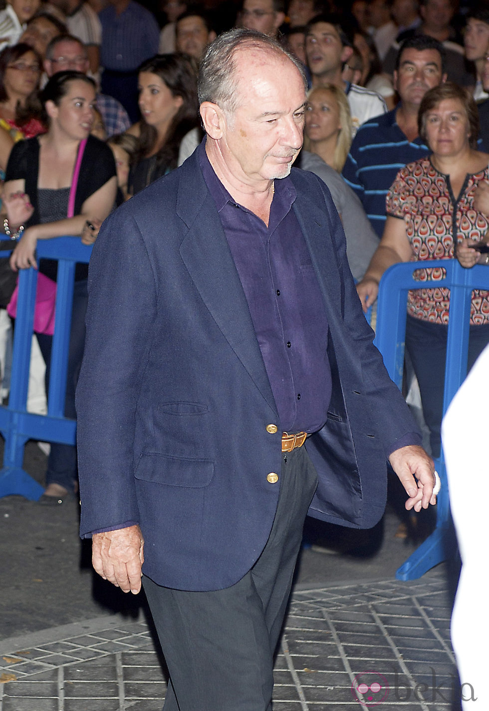 Rodrigo Rato en el partido de la Supercopa 2012 entre el Madrid y el Barça