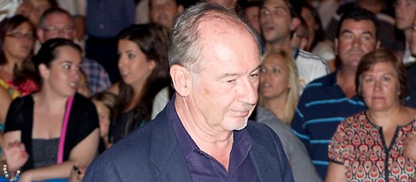 Rodrigo Rato en el partido de la Supercopa 2012 entre el Madrid y el Barça