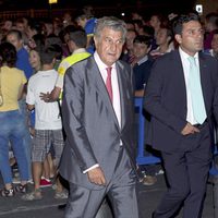 Jesús Posada en el partido de la Supercopa 2012 entre el Madrid y el Barça