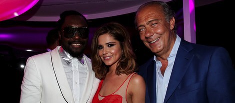 Cheryl Cole, Will.i.am y Fawaz Gruosi de fiesta en Francia en el 2010