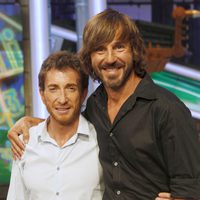 Pablo Motos y Santi Millán en la presentación de la nueva temporada de 'El Hormiguero'