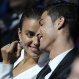 Cristiano Ronaldo e Irina Shayk, muy cómplices en la gala de la UEFA