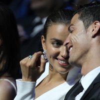 Cristiano Ronaldo e Irina Shayk, muy cómplices en la gala de la UEFA