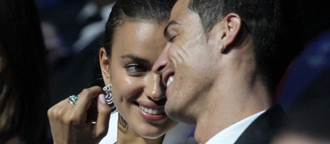 Cristiano Ronaldo e Irina Shayk, muy cómplices en la gala de la UEFA