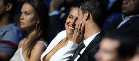 Cristiano Ronaldo e Irina Shayk, dos enamorados en la gala de la UEFA