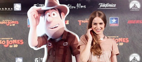 Carla Nieto en el estreno de 'Las aventuras de Tadeo Jones'