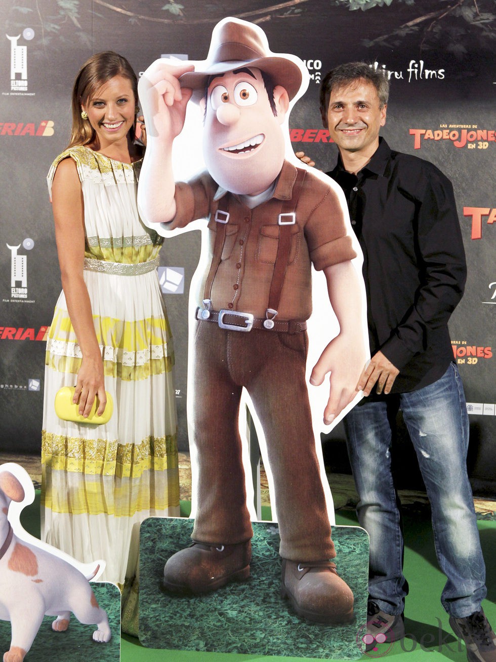 Michelle Jenner y José Mota en el estreno de 'Las aventuras de Tadeo Jones'