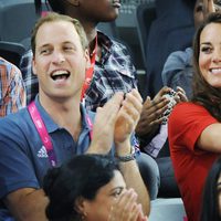 Los Duques de Cambridge aplaudiendo en los Juegos Paralímpicos de Londres 2012