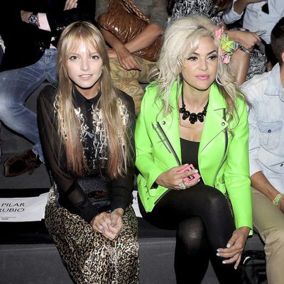 Famosos en el front row de Fashion Week Madrid primavera-verano 2013