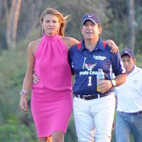 Víctor Vargas y Beatriz Hernández en el Torneo Internacional de Polo de Sotogrande