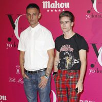 David Delfín y Pelayo Díaz en la fiesta Yo Dona de la Fashion Week Madrid