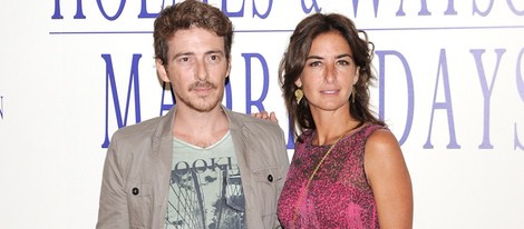 Víctor Clavijo y Belén López en la presentación de 'Holmes & Watson: Madrid days'