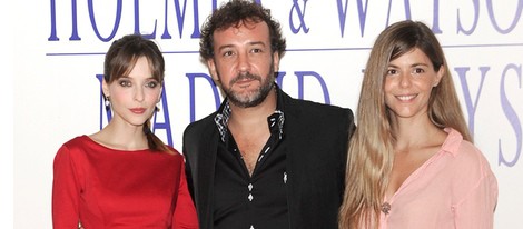 Leticia Dolera, José Luis García Pérez y Manuela Velasco en la presentación de 'Holmes & Watson: Madrid days'