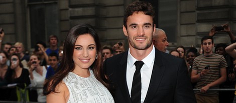 Kelly Brook y Thom Evans en los Premios GQ Hombres del Año 2012 en Londres