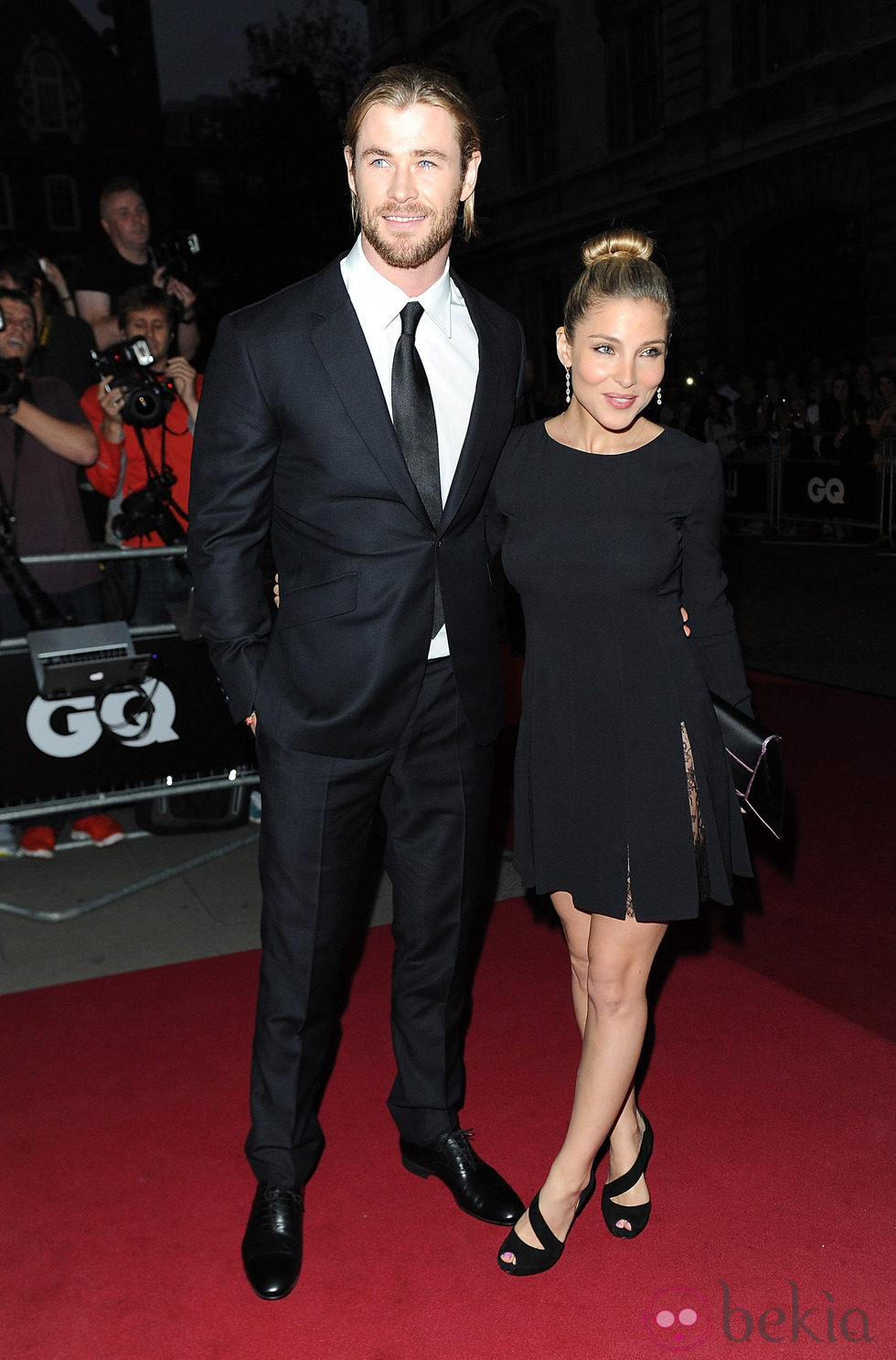 Chris Hemsworth y Elsa Pataky en los Premios GQ Hombres del Año 2012 en Londres