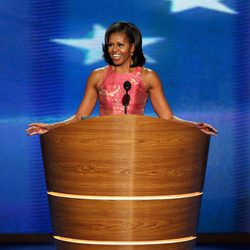 Michelle Obama pronuncia el discurso de la Convención Demócrata septiembre 2012