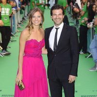 Michelle Jenner y Rodolfo Sancho en el estreno de 'Isabel' en el FesTVal de Vitoria 2012