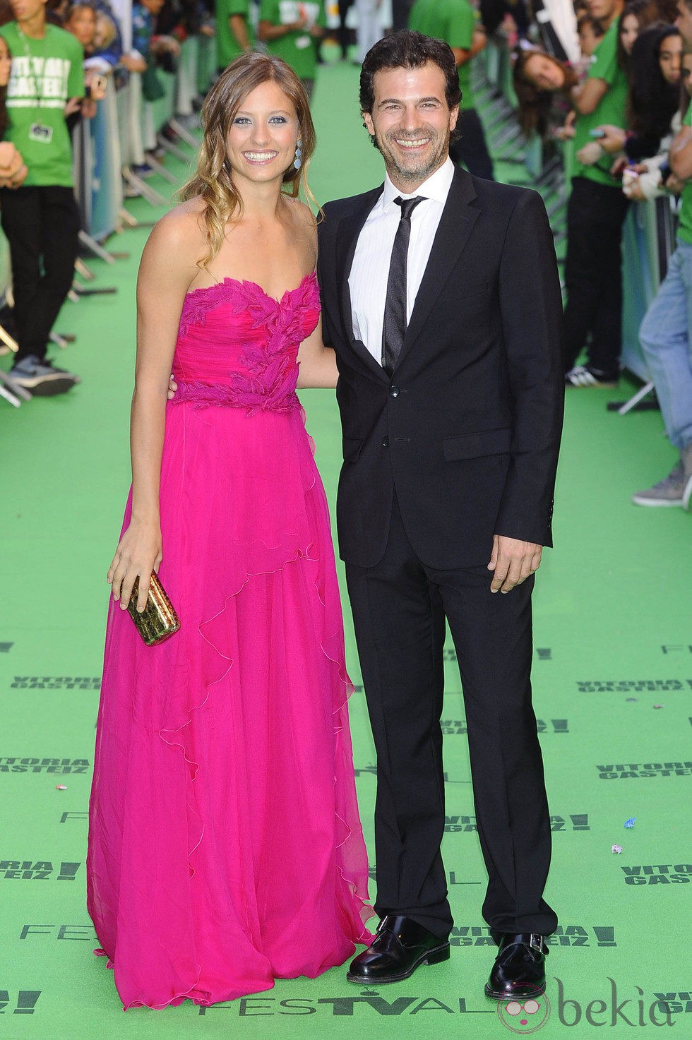 Michelle Jenner y Rodolfo Sancho en el estreno de 'Isabel' en el FesTVal de Vitoria 2012