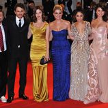 El reparto de 'Spring Breakers' en su estreno en la Mostra de Venecia 2012