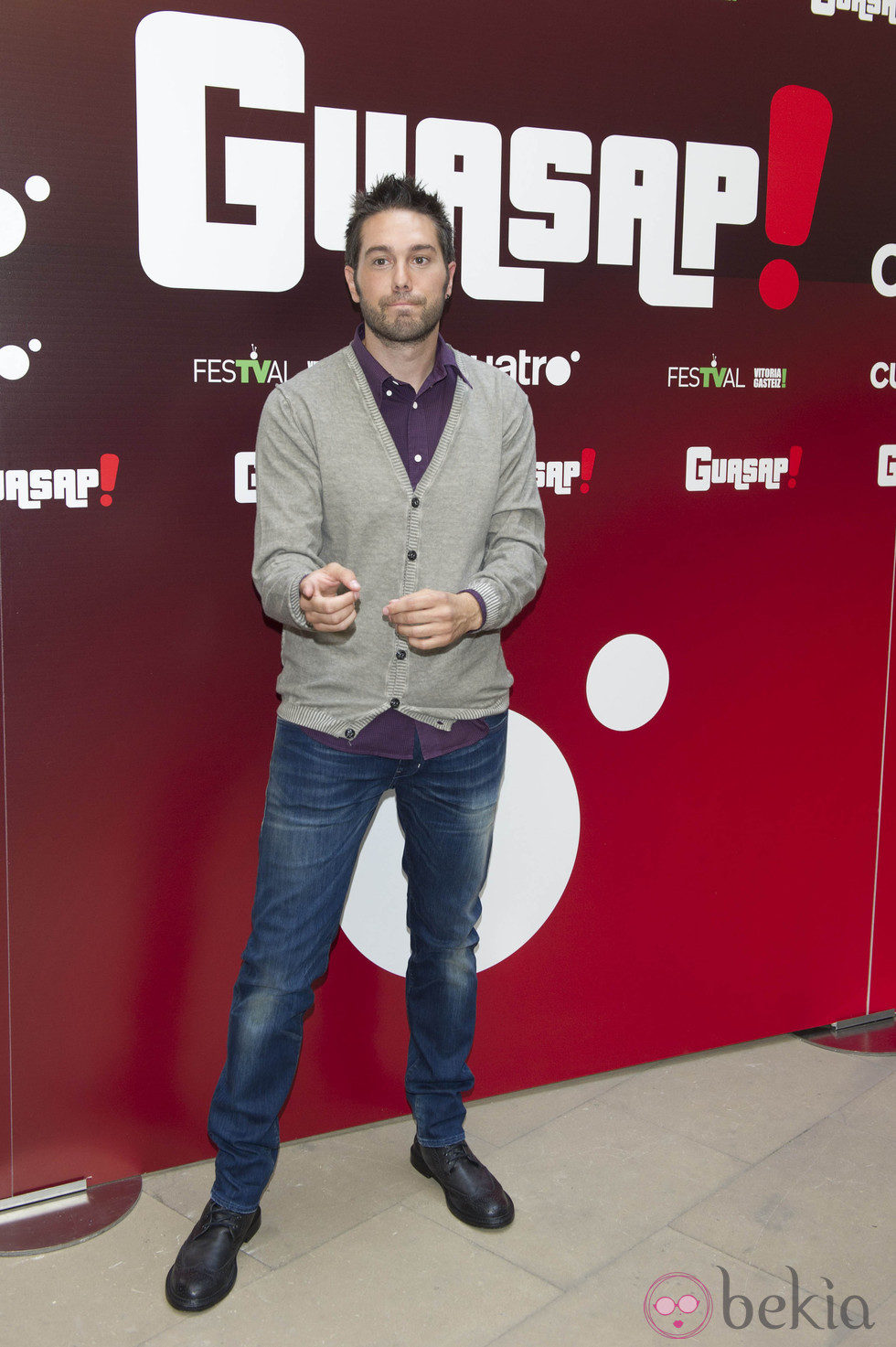 Dani Martínez en la presentación de 'Guasap!' en el FesTVal de Vitoria 2012