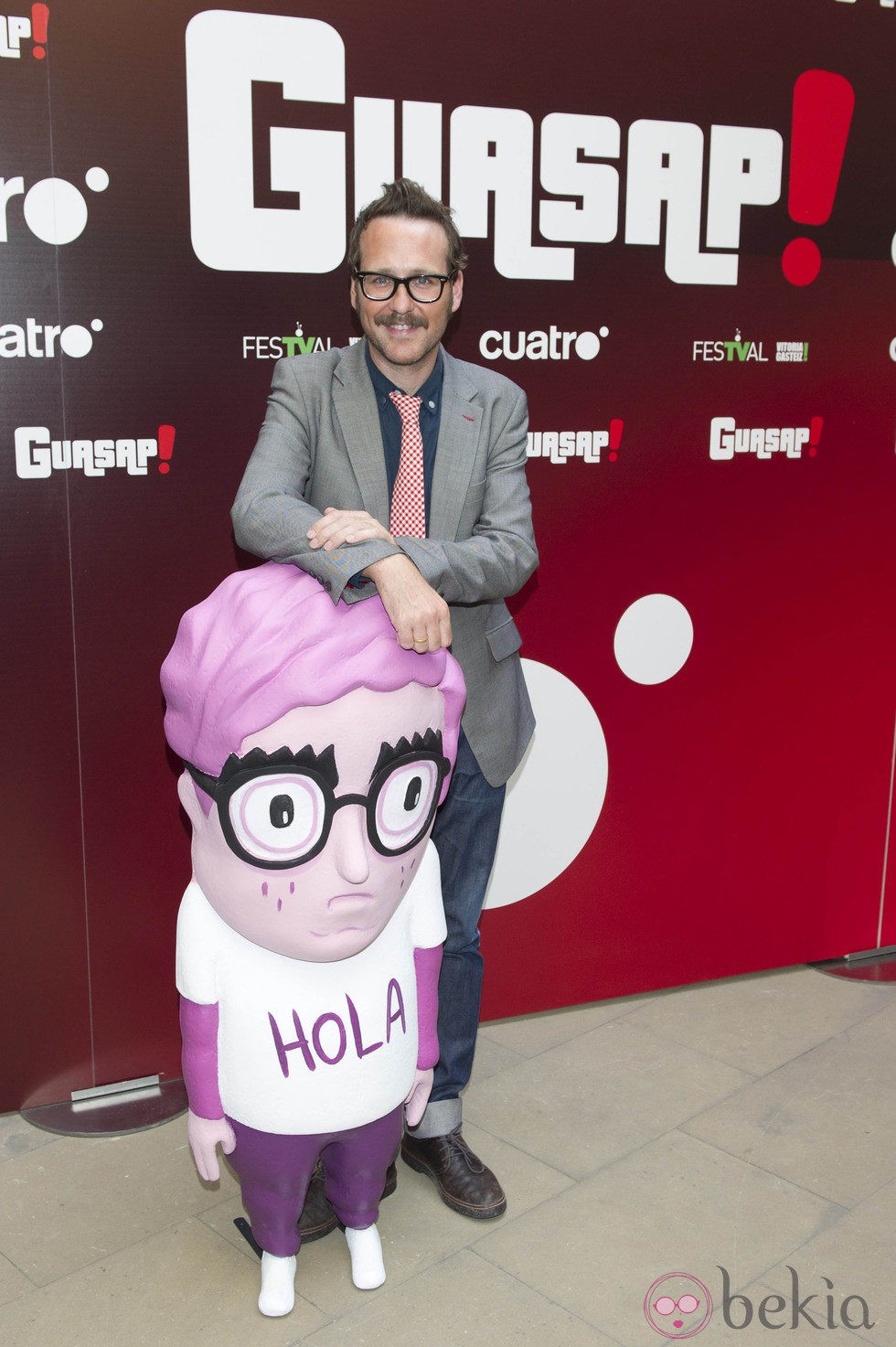 Joaquín Reyes en la presentación de 'Guasap!' en el FesTVal de Vitoria 2012