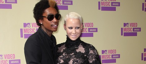 Wiz Khalifa y Amber Rose en los MTV Video Music Awards 2012