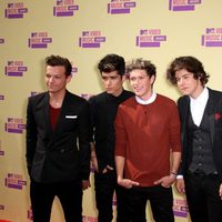 La banda One Direction en los MTV Video Music Awards 2012