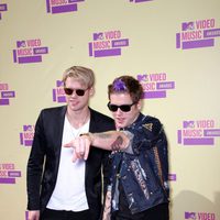 Chord Overstreet y Nash Overstreet en los MTV Video Music Awards 2012