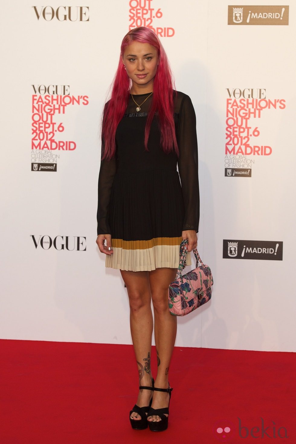 MIranda Makaroff en la Madrid Fashion's Night Out 2012