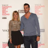 Luján Argüelles y Benjamín de la Fuente en la Madrid Fashion's Night Out 2012