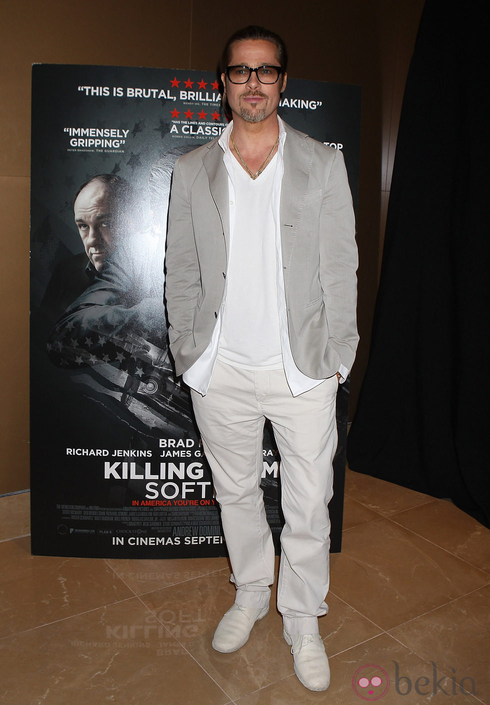 Brad Pitt en la première de 'Killing them softly' en Londres