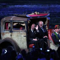 El Príncipe Eduardo y Sir Phillip Craven en la clausura de los Juegos Paralímpicos de Londres 2012