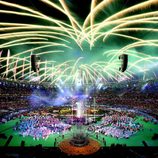 Espectáculo de luz y color en la clausura de los Juegos Paralímpicos de Londres 2012