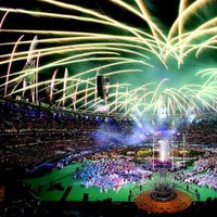 Espectáculo de luz y color en la clausura de los Juegos Paralímpicos de Londres 2012