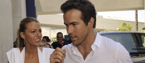 Ryan Reynolds y Blake Lively durante la Comic-Con 2010 en San Diego