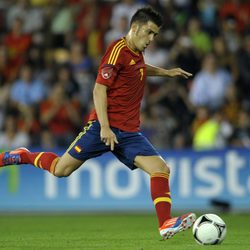 David Villa lanza un penalti en el amistoso de La Roja y Arabia Saudí