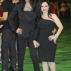 Alaska y Mario Vaquerizo en la ceremonia de clausura del FesTVal de Vitoria 2012