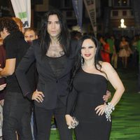 Alaska y Mario Vaquerizo en la ceremonia de clausura del FesTVal de Vitoria 2012