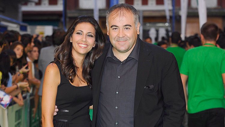 Ana Pastor y Antonio García Ferreras en la ceremonia de clausura del FesTVal de Vitoria 2012