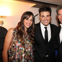 Almudena Cid, Luis Larrodera y Boris Izaguirre en la clausura del FesTVal de Vitoria 2012