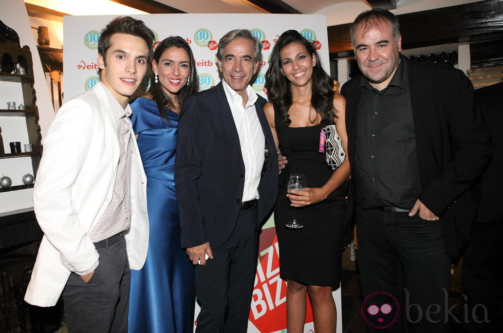 Ricardo Gómez, Irene Meritxell, Imanol Arias, Ana Pastor y Antonio García Ferreras en el FesTVal 2012