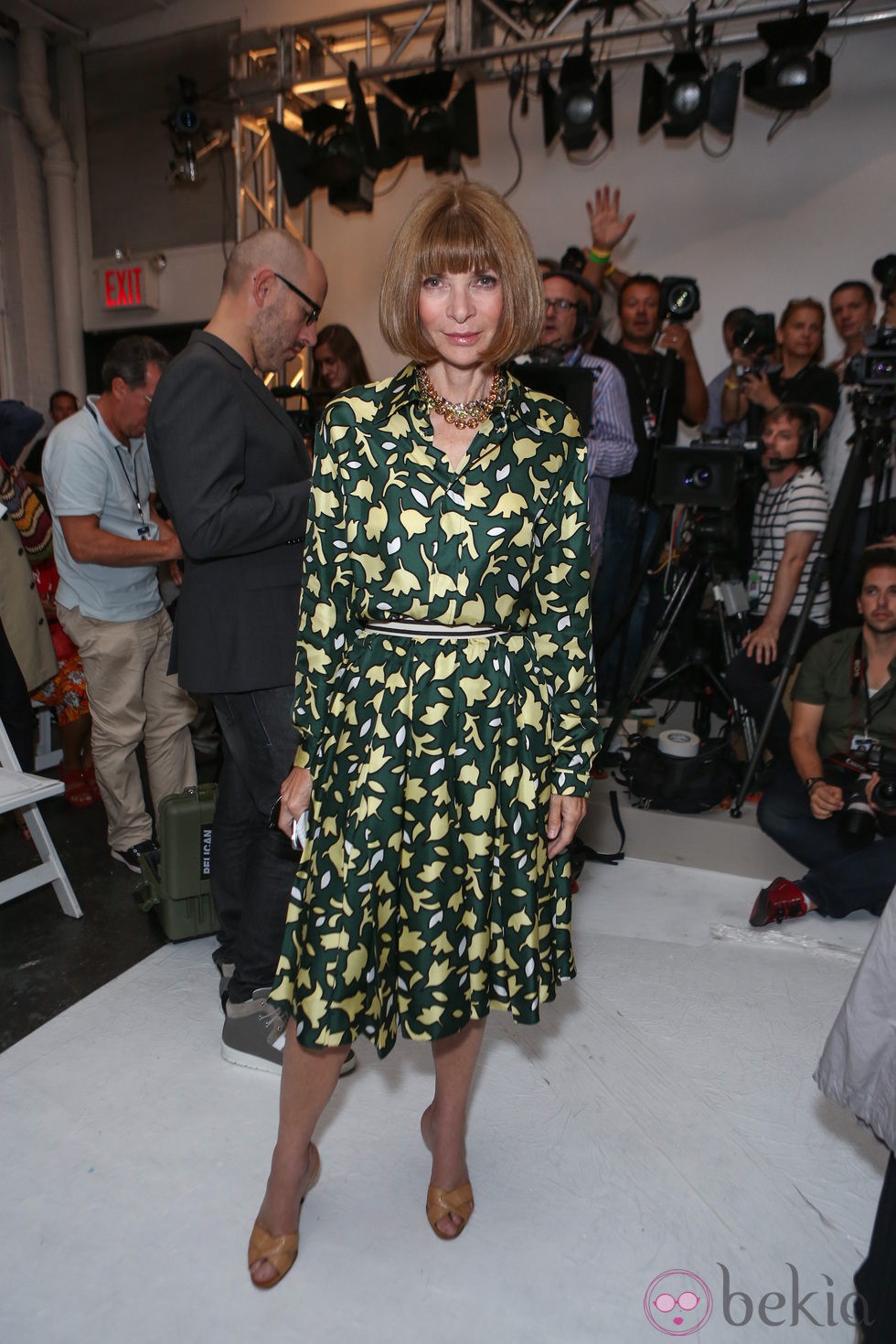 Anna Wintour en el front row de la Semana de la Moda de Nueva York