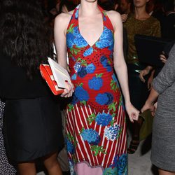 Karen Elson en el front row de la Semana de la Moda de Nueva York