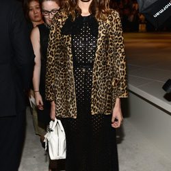 Alexa Chung en el front row de la Semana de la Moda de Nueva York